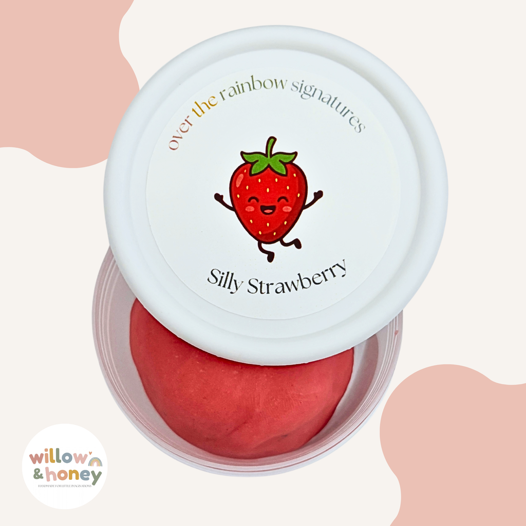 Strawberry Scented Pink Dough