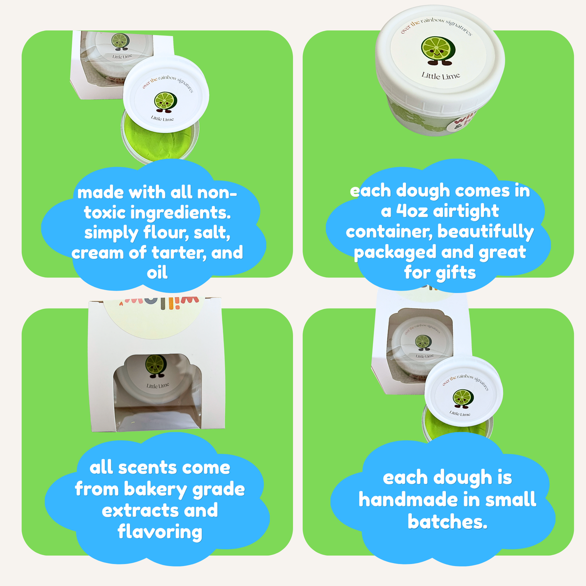 Lime Scented Green Dough
