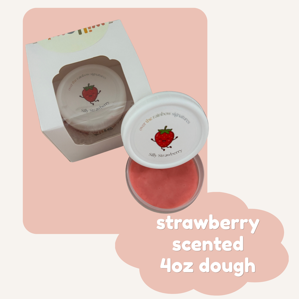 Strawberry Scented Pink Dough