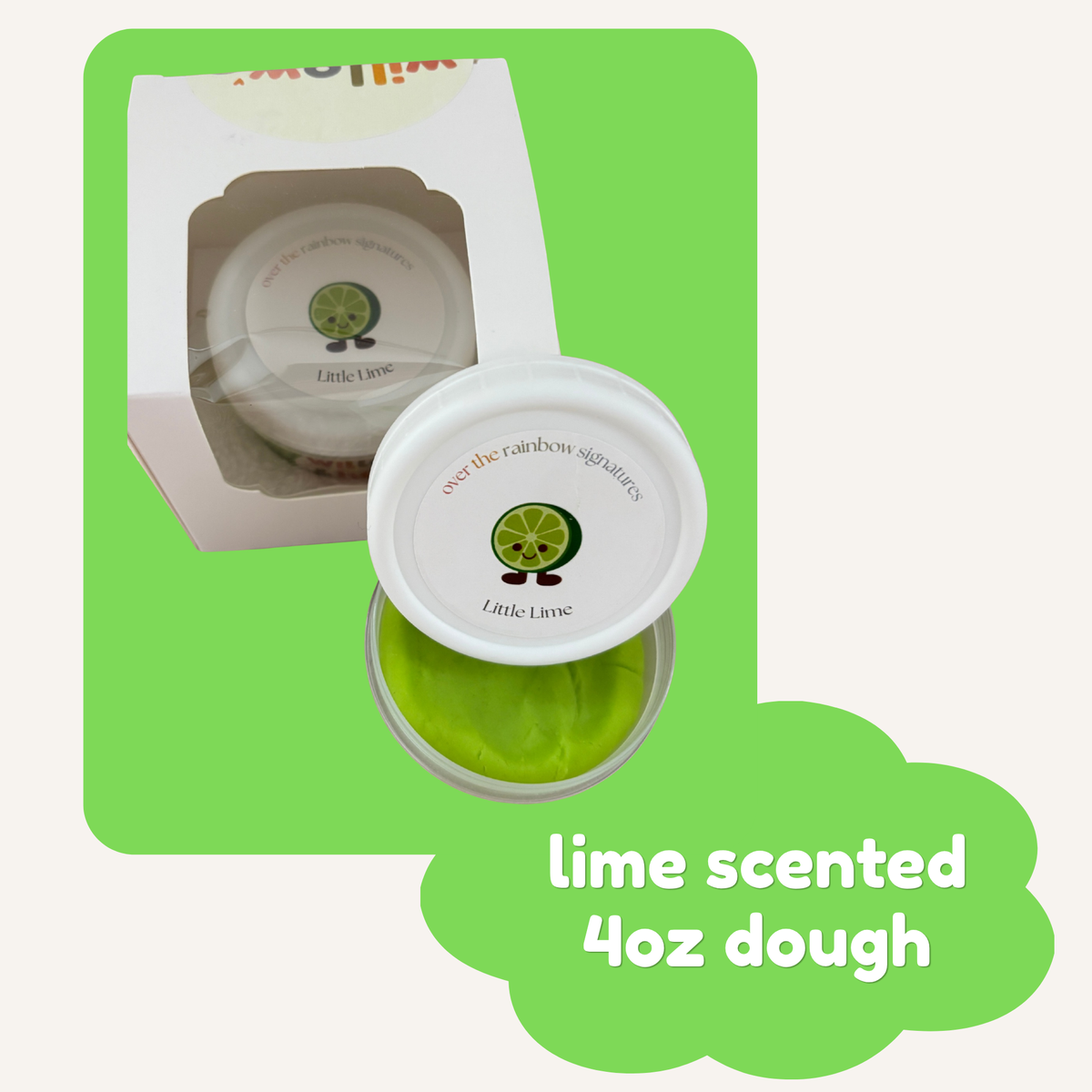 Lime Scented Green Dough