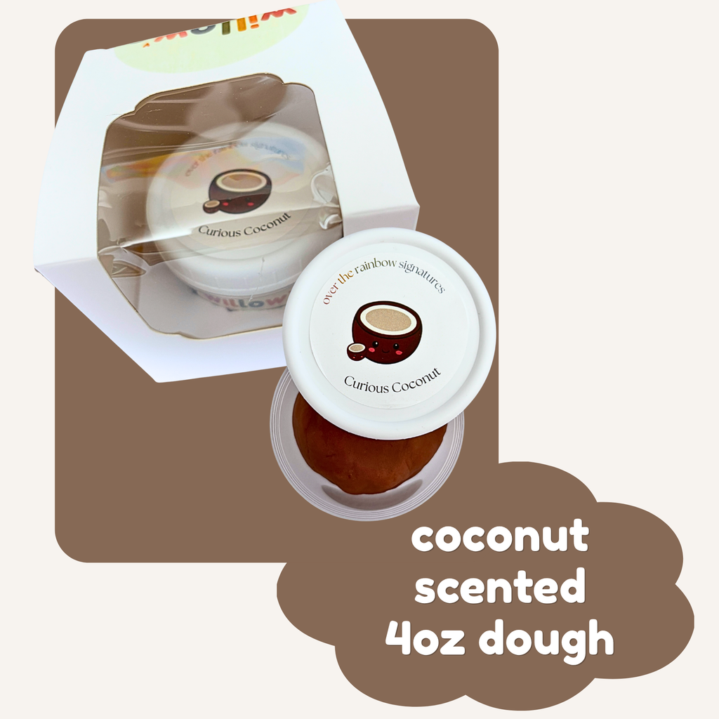Coconut Scented Brown Dough