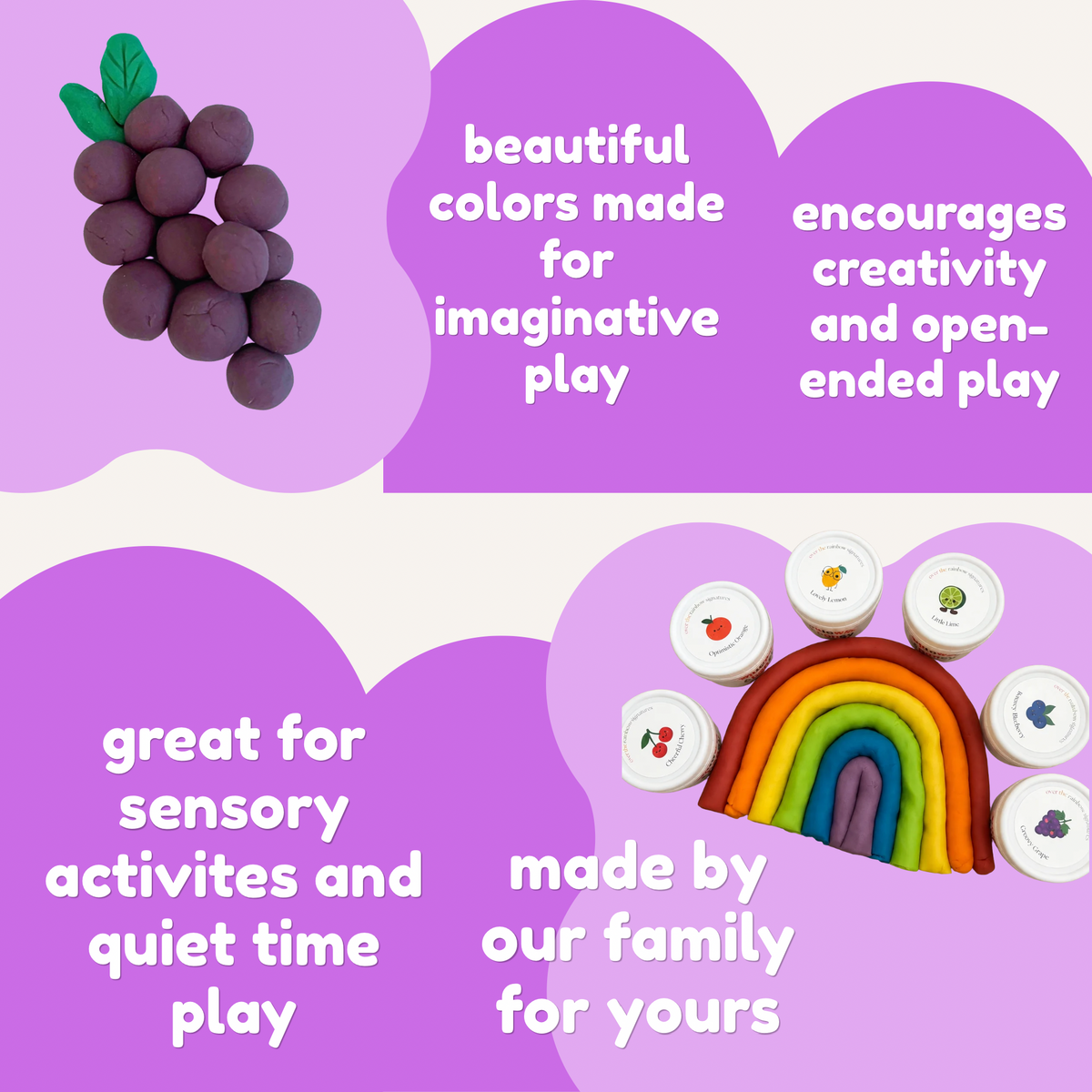 Grape Scented Purple Dough
