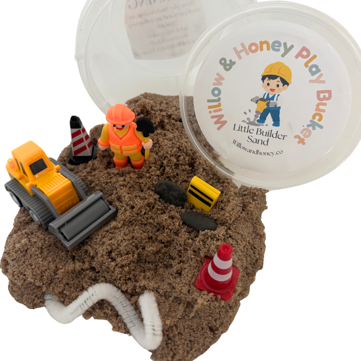 Construction Play Bucket