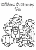Free Fall Coloring Page