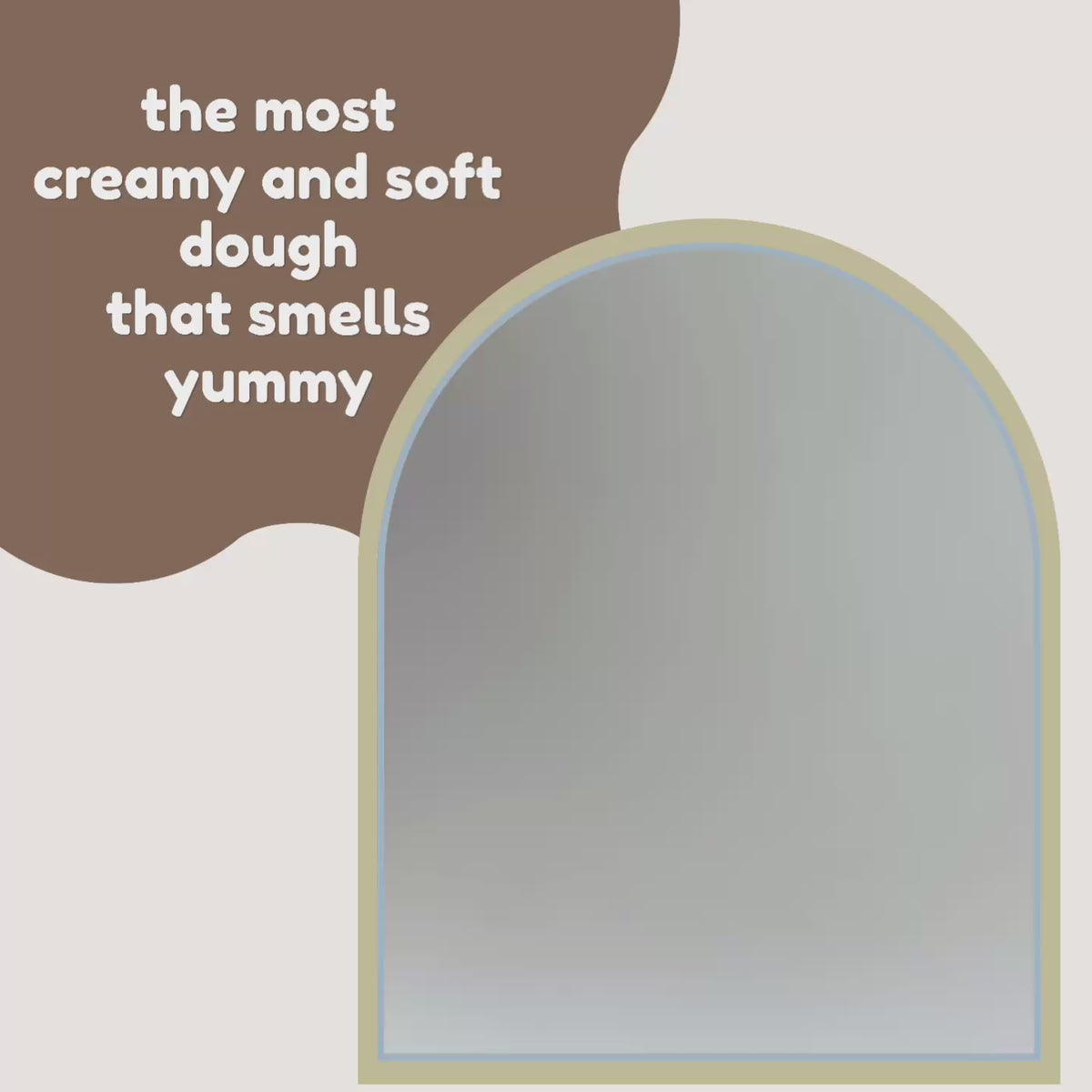 Coconut Scented Brown Dough